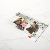 Invitation En Aluminium Panoramic Chic H Photo - Christmas Stocking (Rotation)