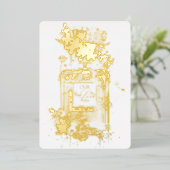 Invitation En Aluminium Parfum élégant et luxueux (Debout devant)