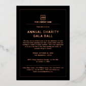 Invitation En Aluminium Parti d'événements d'entreprise personnalisée (Recto)