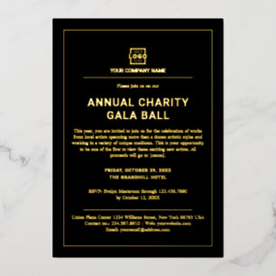 Invitation En Aluminium Parti d'événements d'entreprise personnalisée