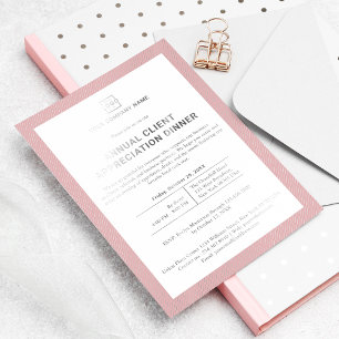 Invitation En Aluminium Parti d'événements d'entreprise personnalisée