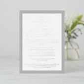 Invitation En Aluminium Parti d'événements d'entreprise personnalisée (Debout devant)