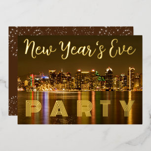 Invitation En Aluminium Parti San Diego NYE