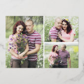 Invitation En Aluminium Partie d'engagement Magnolia Blush Mariage 4-Photo (Verso)