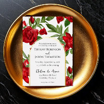 Partie II Lovely Red Double Arch Mariage Real