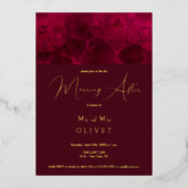 Invitation En Aluminium Passion Bourgogne le matin après (Recto)