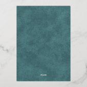 Invitation En Aluminium Passport Wedding (Verso)