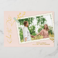Peach Romantic Vintage Photo Album Scrapbook
