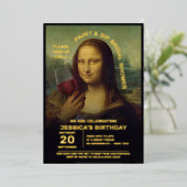 Invitation En Aluminium Peinture et Fête des mariées de sip (Debout devant)