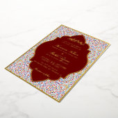 Invitation En Aluminium Persian Mihrab Artistic Islamic Wedding (Rotation)