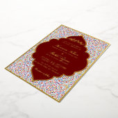 Invitation En Aluminium Persian Mihrab Artistic Islamic Wedding (Rotation)