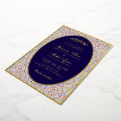 Invitation En Aluminium Persian Mihrab Artistic Islamic Wedding (Rotation)