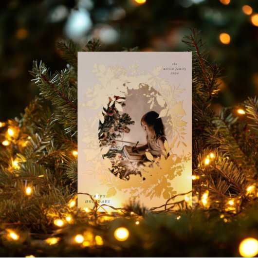 Invitation En Aluminium Photo classique des baies de vacances