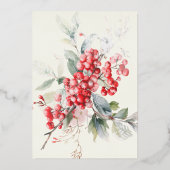 Invitation En Aluminium Photo classique des baies de vacances (Verso)