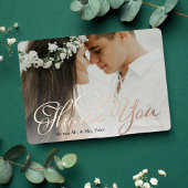 Invitation En Aluminium Photo en Merci