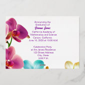 Invitation En Aluminium Photo Moderne et élégante (Verso)