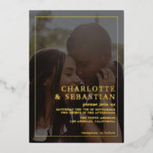 Invitation En Aluminium Photo S'il vous plaît Rejoignez-nous Mariage Perso (Recto)