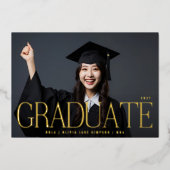 Invitation En Aluminium Pile photo Grad modifiable (Recto)