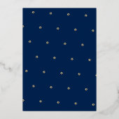 Invitation En Aluminium PixDezines Gold ModernScript Mitzvah DIYBackground (Verso)