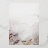Invitation En Aluminium Plage de sable de Coch Seashell (Verso)