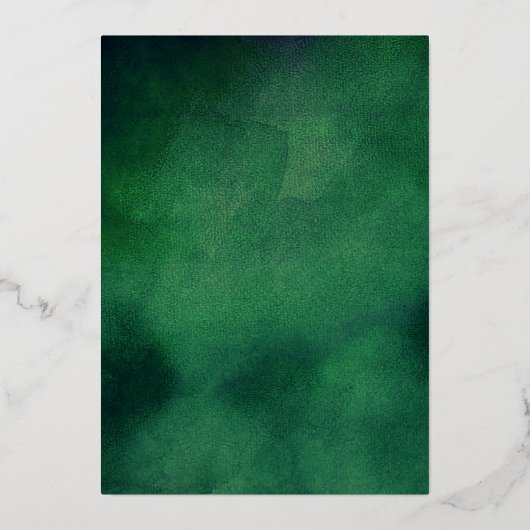 Invitation En Aluminium Plage Palm Leaf Réel Dîner de répétition (Verso)