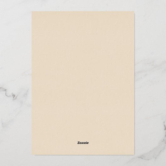 Invitation En Aluminium Plage tropicale Destination Mariage Foil Invitatio (Verso)