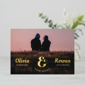 Invitation En Aluminium Poignée d'esperluette pleine photo Enregistrer la  (Debout devant)