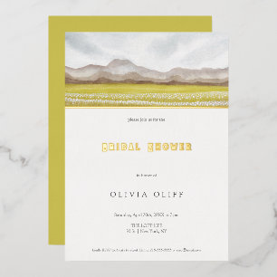 Invitation En Aluminium Prairies en Fête des mariées en fleurs