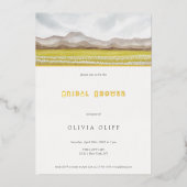 Invitation En Aluminium Prairies en Fête des mariées en fleurs (Recto)