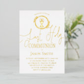 Invitation En Aluminium Première communion (Debout devant)