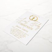 Invitation En Aluminium Première communion (Rotation)