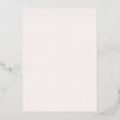 Invitation En Aluminium Printemps Divin Toutes les saisons Mariage botaniq (Verso)