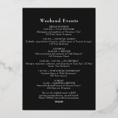 Invitation En Aluminium Purple Witchy Getting Hitched Bachelorette Weekend (Verso)