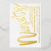 Invitation En Aluminium Quatre-vingt-dix-neuf-neuvième anniversaire blanc  (Recto)