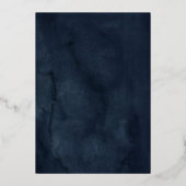 Invitation En Aluminium Quinceanera, papillon floral captivant l'or de la (Verso)