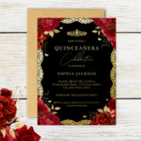 Quinceanera Rose Gold Rouge Dentelle Anniversaire