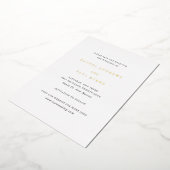 Invitation En Aluminium Rachel Mariage élégant formel Enregistrer la date (Rotation)