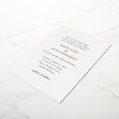 Invitation En Aluminium Raquel Classic Mariage élégant (Rotation)