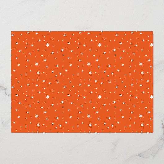 Invitation En Aluminium Real Foil Obtient Éffrayant Halloween Photo Annive (Verso)