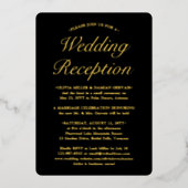 Invitation En Aluminium Réception de mariage colorée DIY après une séance  (Recto)