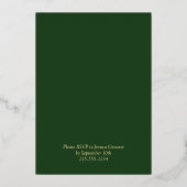 Invitation En Aluminium Réception de mariage en fuite Tropical Happily Eve (Verso)