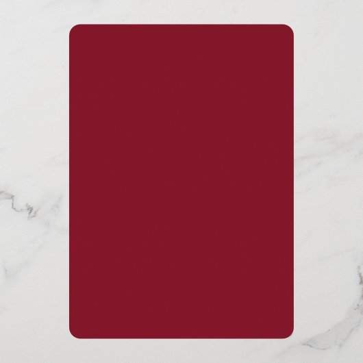 Invitation En Aluminium Rectangle double bonheur photo Mariage chinois (Verso)