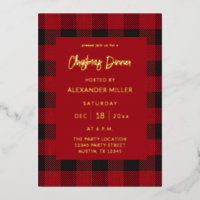 Red Buffalo Plaid Flannel Noël