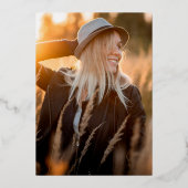 Invitation En Aluminium Remise de diplôme de l'école de droit rustique en  (Verso)