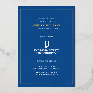Invitation En Aluminium Remise des diplômes de l'Université d'État de l'In