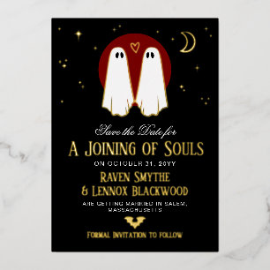 Invitation En Aluminium Rendez-vous de l'âme des fantômes Rendez-vous à sa