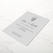 INVITATION EN ALUMINIUM RÉSERVER LA DATE (Rotation)