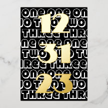 Réveillon du Nouvel An 2023 Un Deux Trois 123123 N