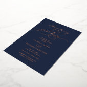 Invitation En Aluminium Rien De Fancy Just Love Chic Script Mariage (Rotation)