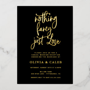 Invitation En Aluminium Rien De Fancy Just Love Mariage Réception